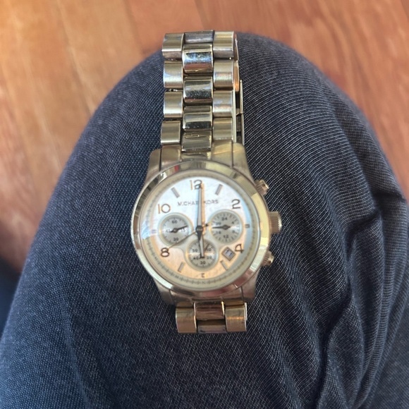Michael Kors Gold-Tone Chronograph Watch - Picture 1 of 4